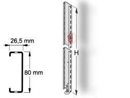 Bild von Anschraubprofil 8x2,65cm H215