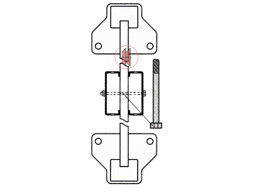 Zeige Details für Schraubzubehör CG70x80 Mitte Bild von Schraubzubehör CG70x80 Mitte