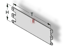Zeige Details für Abstandhalter ausgeklinkt H12 Bild von Abstandhalter ausgeklinkt H12