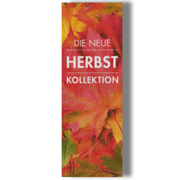 Bild von Papier-Banner einseitig 48x138cm Die neue Herbst Kollektion