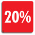 Bild von Kunststoff-Displays Preishänger 20%/30%/40%/50%